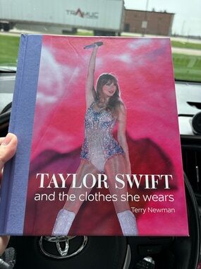 Taylor Swift Pink and Blue Hardcover Fashion Book